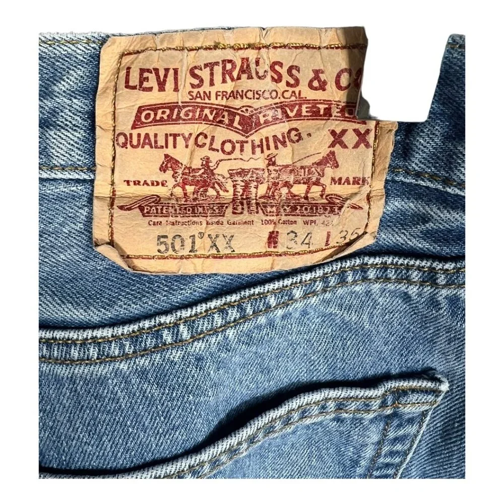 1990s Vintage Levi's Men's Jeans 501XX‎